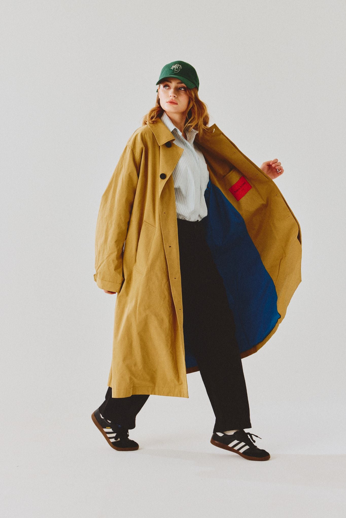 London Plane Water Repellent Trench coat Vintage Khaki