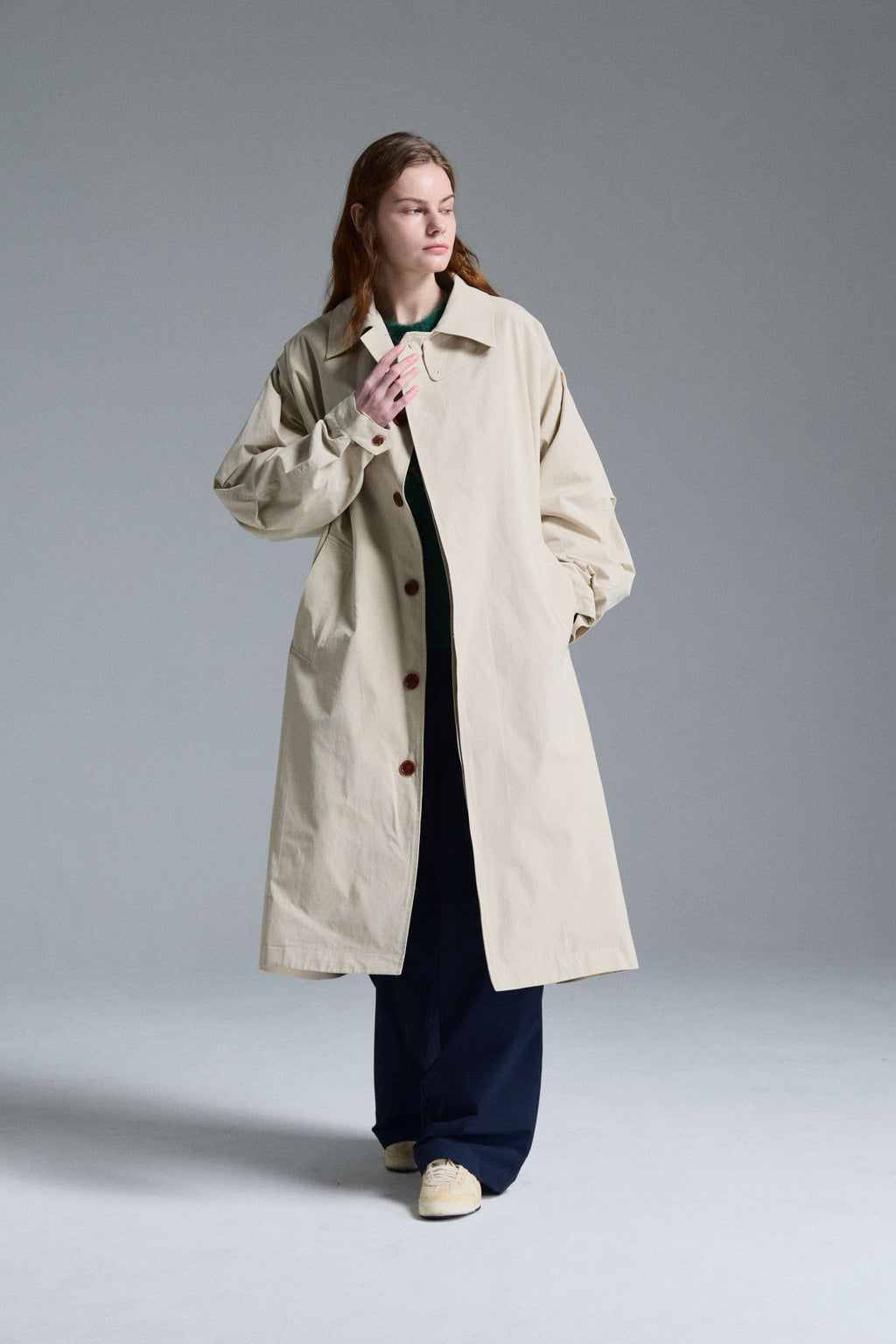 New arrival - London Plane Water Repellent Trench Coat Ivory Beige