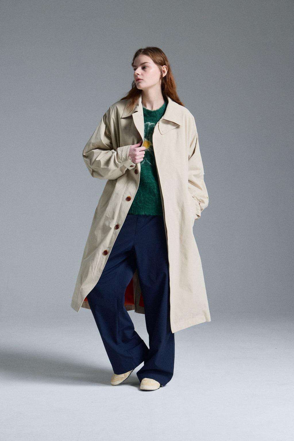New arrival - London Plane Water Repellent Trench Coat Ivory Beige