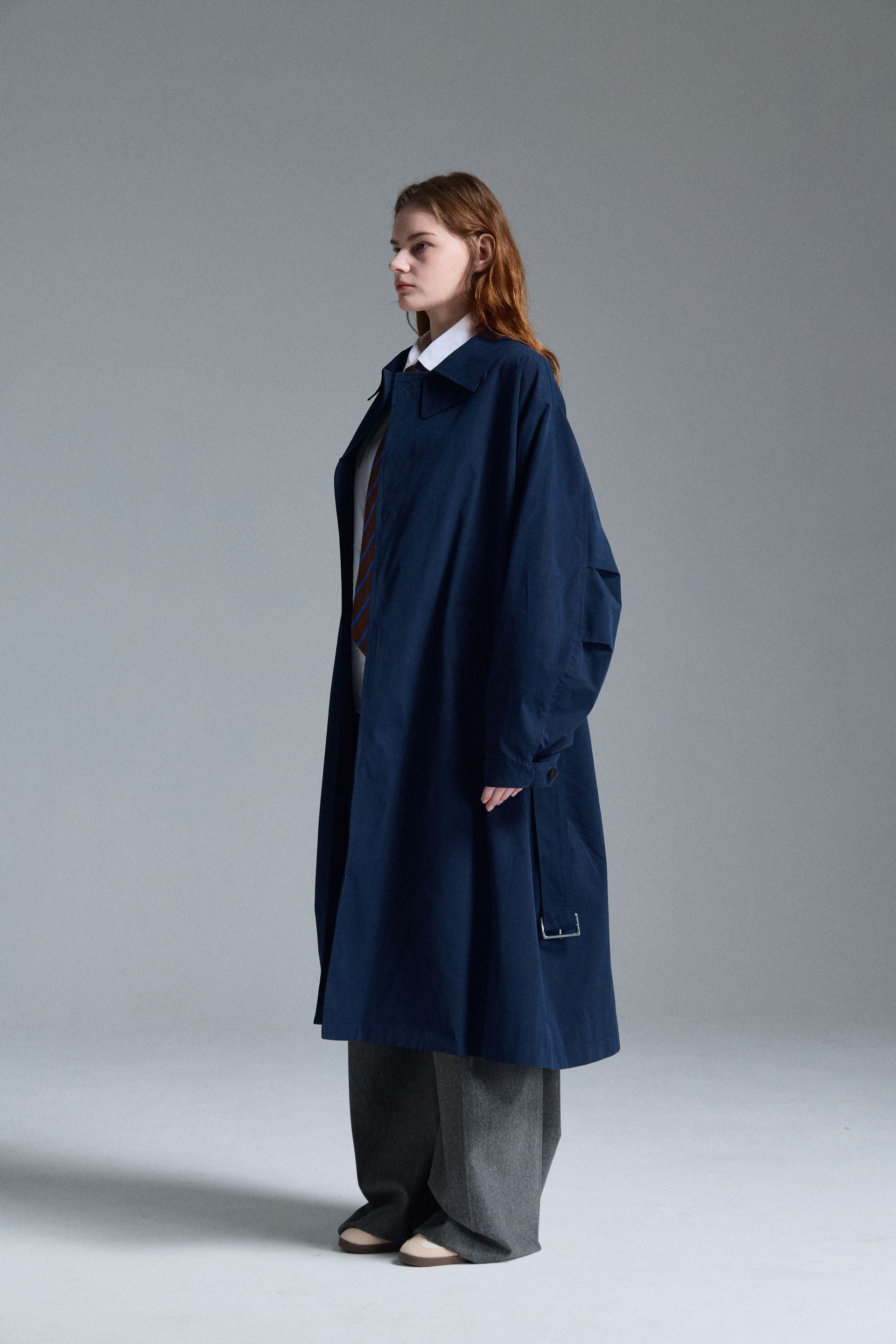 New Arrival London Plane  Water Repellent Trench coat Navy