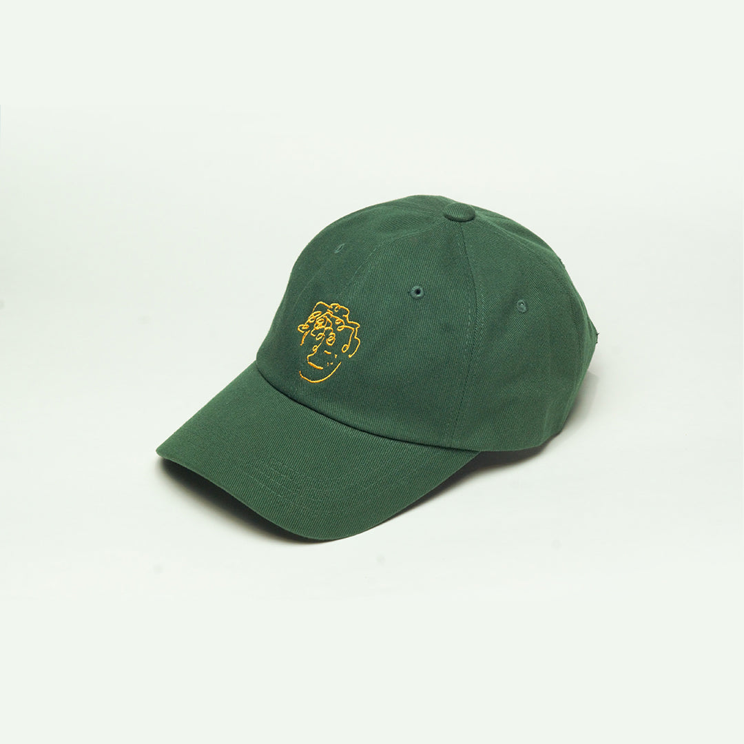 Green With Orange Cap