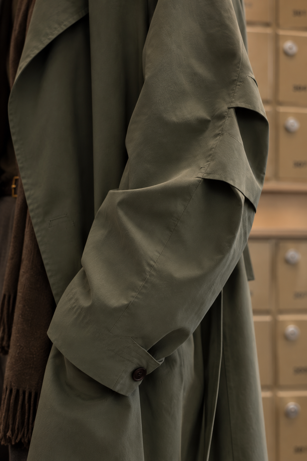 Olive London Plane Trench