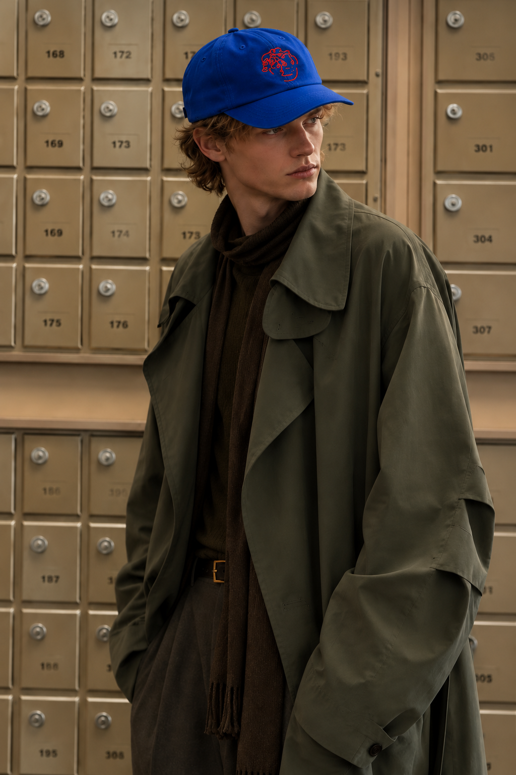 Olive London Plane Trench