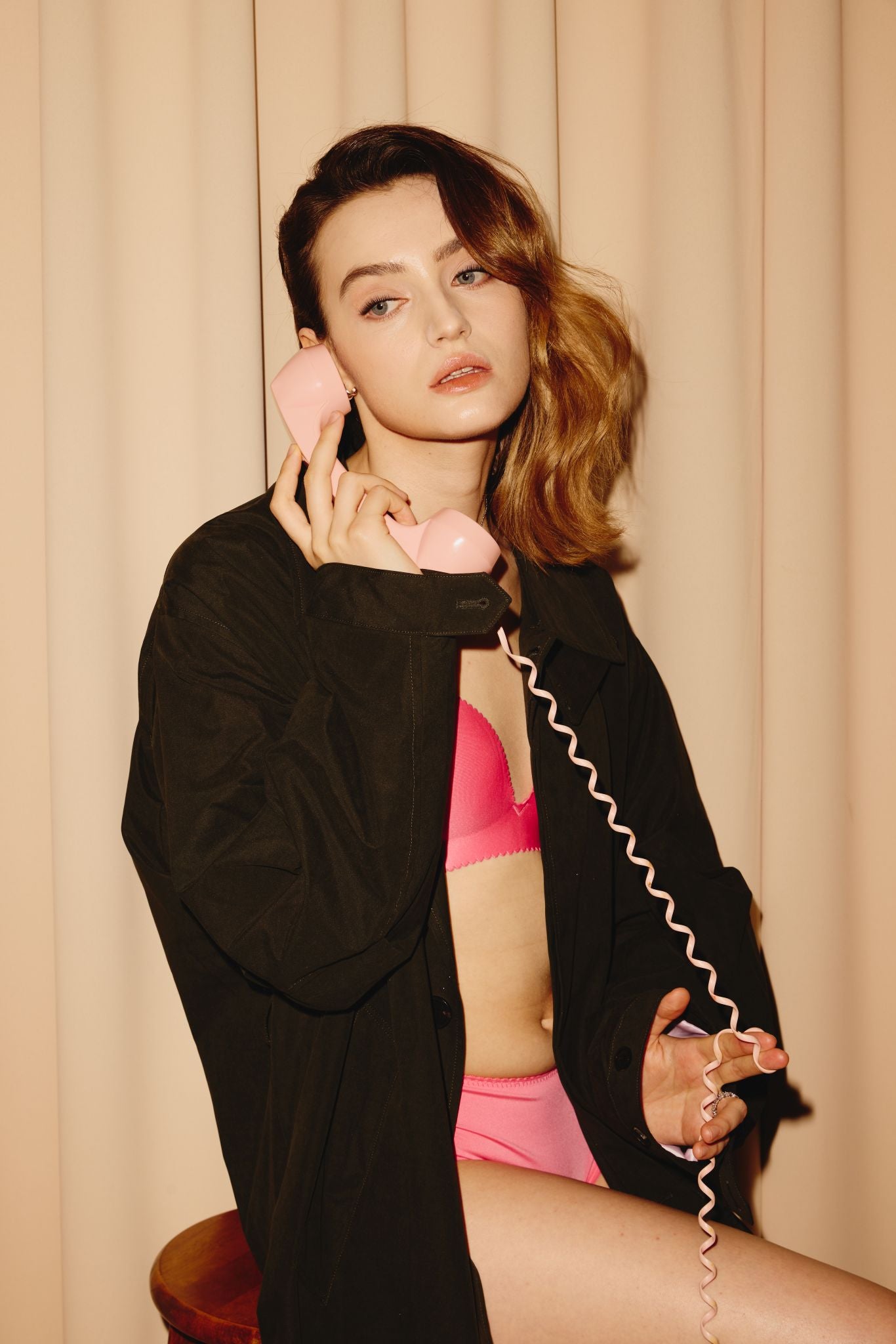 Hunter Green London Plane Water Repellent Trench Coat