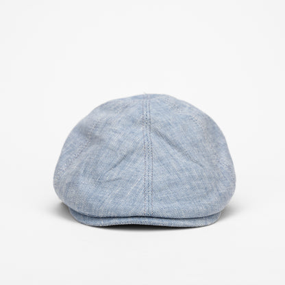 Capri  skyblue beret linen Hat