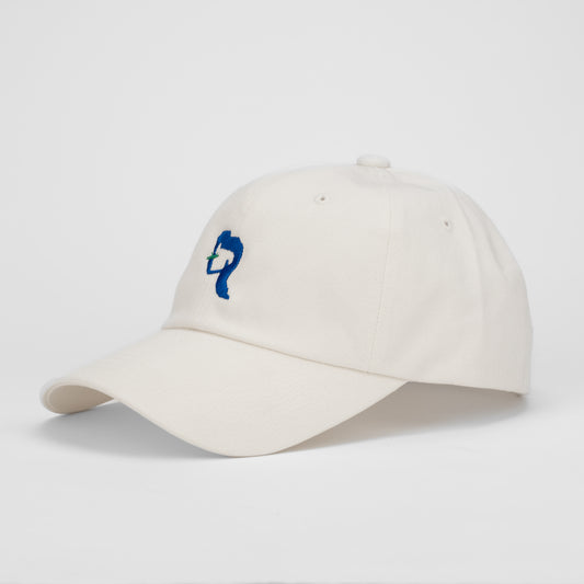 frenchgirlfriend signature blue with green logo embroidery hat