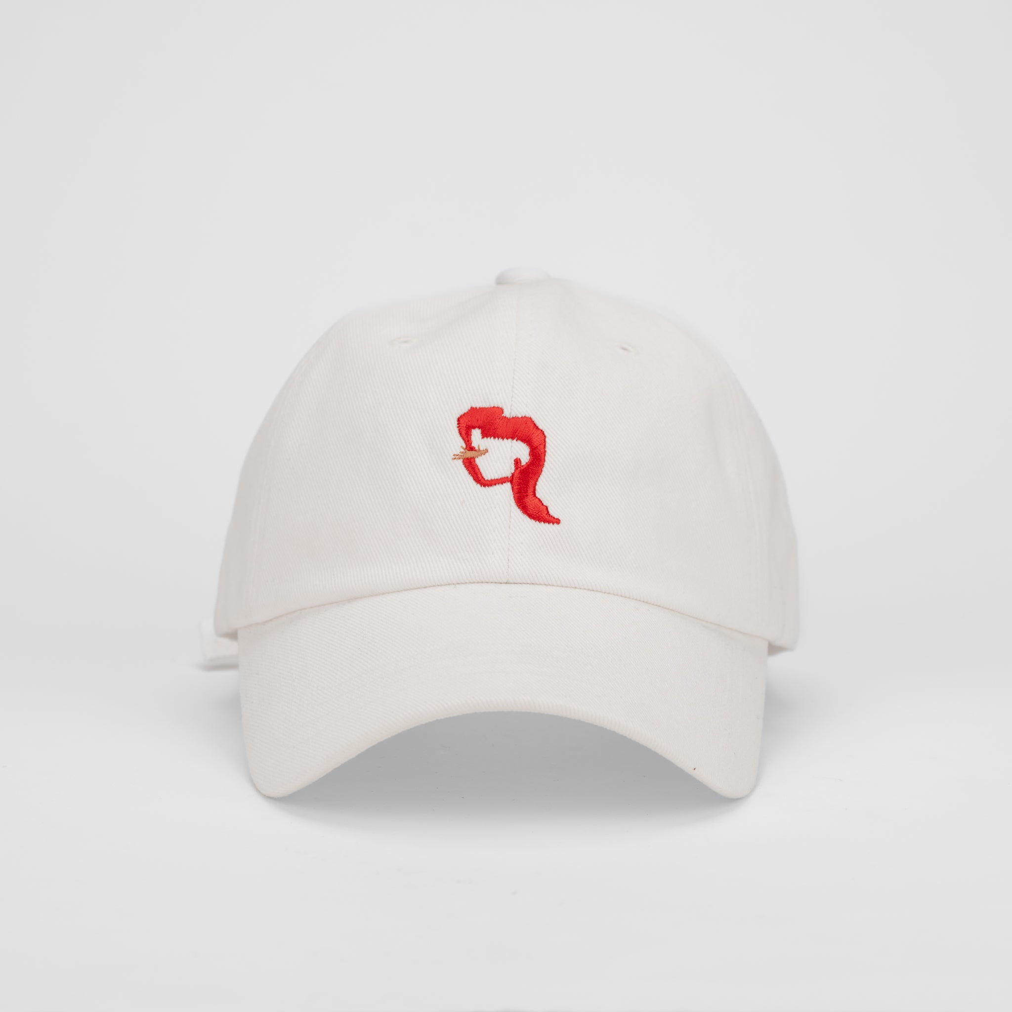 frenchgirlfriend signature red with orange logo embroidery hat