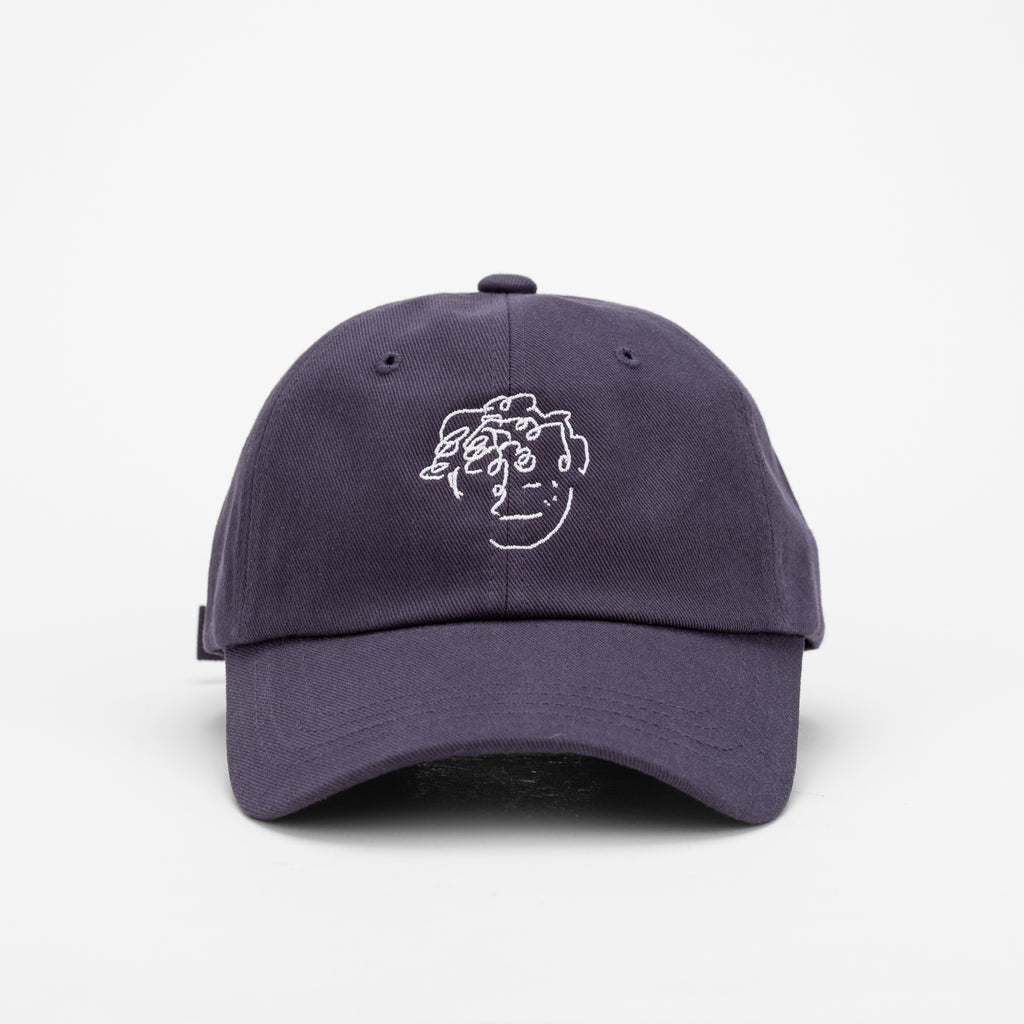 frenchboyfriend signature navy hat with white embroidery logo