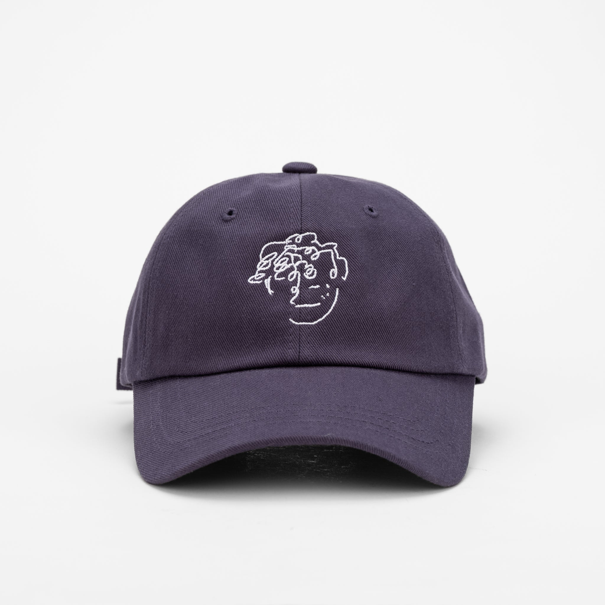frenchboyfriend signature navy hat with white embroidery logo