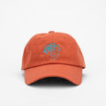 frenchboyfriend signature peach with sky blue embroidery hat