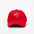 frenchboyfriend signature logo red with white embroidery hat