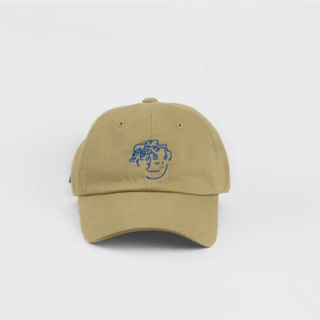 Blue Signature Logo Embroidery Cap