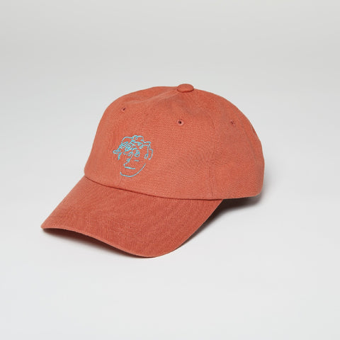 Frenchboyfriend Signature Smbroidery Logo Orange Pink Cap