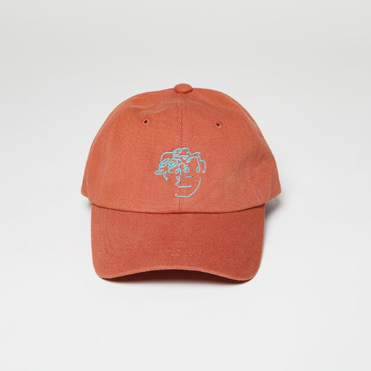 Frenchboyfriend Signature Smbroidery Logo Orange Pink Cap