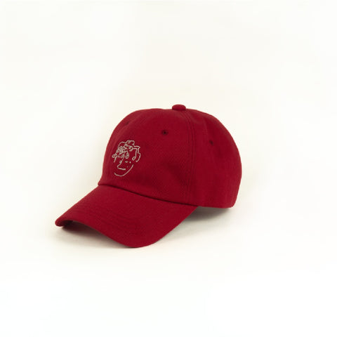 Frenchboyfriend Signature Embroidery Logo Red Cap