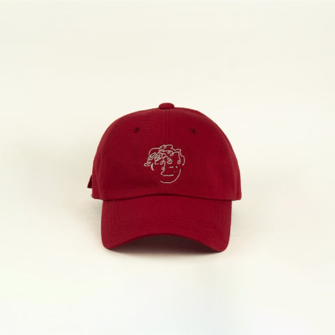 Frenchboyfriend Signature Embroidery Logo Red Cap