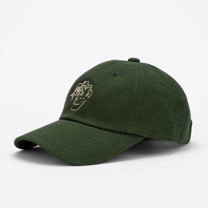 frenchboyfriend signature green with white logo embroidery hat